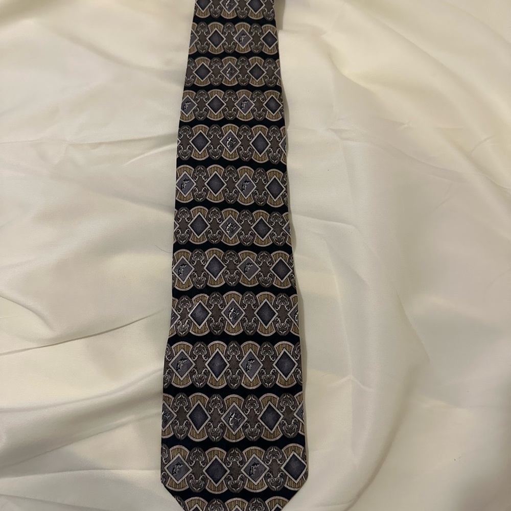 Florida Marlins Black and Gold Men's Tie